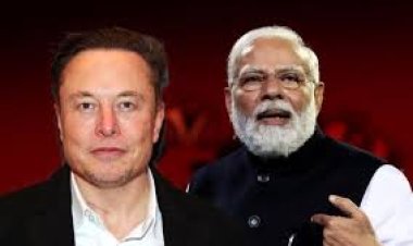 Elon Musk meets Modi and declares that Tesla is interested in investing in India.